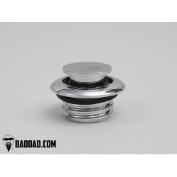 PartzBiz HD BAD-81007C - Bad Dad 81007 Chrome Competition Series Pop-Up Gas Cap 08-Up Harley Touring FL