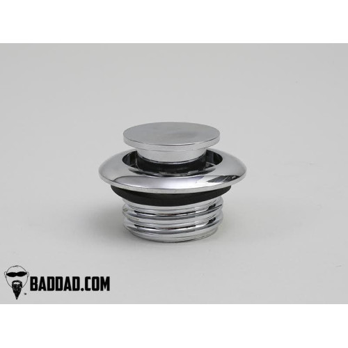 PartzBiz HD: 4423088-Bad Dad 81007 Chrome Competition Series ฝาถังแก๊สป๊อปอัพ 08-Up Harley Touring FL