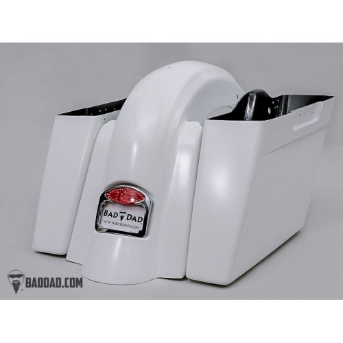 PartzBiz HD: 4423091-Bad Dad 81049 Summit Stretched Fender & Bag Kit w/ Taillight H-D Touring 14-Up electra street road glide king best new custom bagger dresser upgrade harley davidson