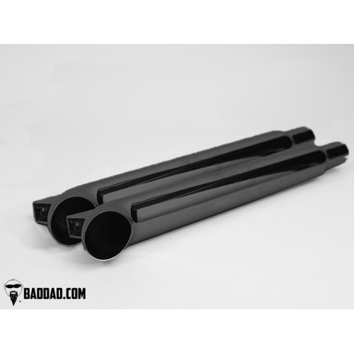 PartzBiz HD: 4423092-Bad Dad 81083-1 Black Turn Down 2.5" Slip On Exhaust Pipes Harley FL 95-16 touring full fuel system exhaust air cleaner filter tuner performance best fou PartzBiz HD: 4423092-Bad Dad 81083-1 Black Turn Down 2.5" Slip On Exhaust Pipes Harley FL 95-16 touring full fuel system exhaust air cleaner filter tuner performance best fou