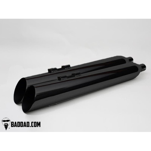 PartzBiz HD: 4423095-Bad Dad 81124-1 Black Competition Series Dual 4" Slip On Pipes Harley FL 95-16 full fuel system exhaust air cleaner filter tuner performance best fou PartzBiz HD: 4423095-Bad Dad 81124-1 Black Competition Series Dual 4" Slip On Pipes Harley FL 95-16 full fuel system exhaust air cleaner filter tuner performance best fou