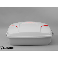 PartzBiz HD BAD-81198 - Bad Dad 81198 Competition Tour Pak Assembly w/ LEDs for Harley FL Touring 14-Up