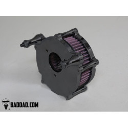 PartzBiz HD BAD-81194-1-3-5 - Bad Dad Black C2 Classic Series Bolt-On Air Cleaner Harley Touring 02-19 filter PartzBiz HD BAD-81194-1-3-5 - Bad Dad Black C2 Classic Series Bolt-On Air Cleaner Harley Touring 02-19 filter