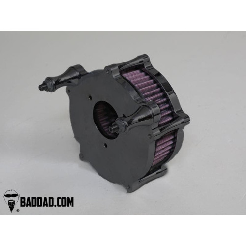 PartzBiz HD: 4423060-Bad Dad Black C2 Classic Series Bolt-On Air Cleaner Harley Touring 02-19 filter