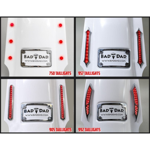 PartzBiz HD: 4423039-Bad Dad Build-Your-Own Summit Kit Fender Bags Lights Lids Covers Touring 09-13