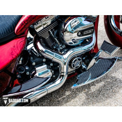 PartzBiz HD BAD-80982-2 - Bad Dad Chrome 900 Series Brake Pedal Harley FL Touring Softail 97-19 80982-2 custom bagger Street Glides; Electra Glides and Ultras road king tri PartzBiz HD BAD-80982-2 - Bad Dad Chrome 900 Series Brake Pedal Harley FL Touring Softail 97-19 80982-2 custom bagger Street Glides; Electra Glides and Ultras road king tri