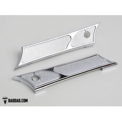 PartzBiz HD BAD-81177-2 - Bad Dad Black 900 Series Latch Covers for 2014-2017 Harley Touring FLH FLT | 81177 PartzBiz HD BAD-81177-2 - Bad Dad Black 900 Series Latch Covers for 2014-2017 Harley Touring FLH FLT | 81177