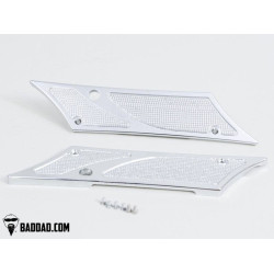 PartzBiz HD BAD-81288-2 - Bad Dad Black 900 Series Latch Covers for 1993-2013 Harley Touring FLH FLT | 81288-2 PartzBiz HD BAD-81288-2 - Bad Dad Black 900 Series Latch Covers for 1993-2013 Harley Touring FLH FLT | 81288-2