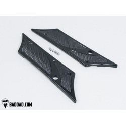 PartzBiz HD BAD-81288-1 - Bad Dad Black 900 Series Latch Covers for 1993-2013 Harley Touring FLH FLT | 81288-1 PartzBiz HD BAD-81288-1 - Bad Dad Black 900 Series Latch Covers for 1993-2013 Harley Touring FLH FLT | 81288-1