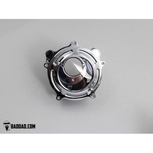 PartzBiz HD: 4423008-ฟิลเตอร์ Bad Dad Chrome C2 Classic Series Bolt-On กรองอากาศ Harley Touring 02-19