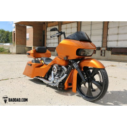 PartzBiz HD BAD-81194-7 - Bad Dad Chrome C2 Classic Series Bolt-On Air Cleaner Harley Softail 99-15 filter PartzBiz HD BAD-81194-7 - Bad Dad Chrome C2 Classic Series Bolt-On Air Cleaner Harley Softail 99-15 filter