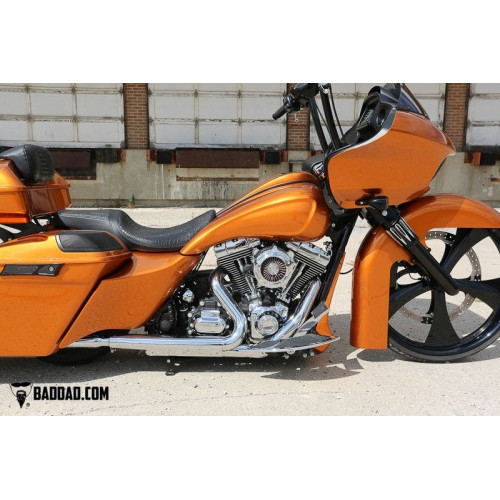 PartzBiz HD: 4423012-ฟิลเตอร์ Bad Dad Chrome C2 Classic Series Bolt-On กรองอากาศ Harley Touring 02-19 PartzBiz HD: 4423012-ฟิลเตอร์ Bad Dad Chrome C2 Classic Series Bolt-On กรองอากาศ Harley Touring 02-19