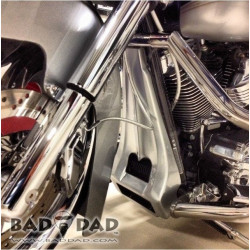 PartzBiz HD BAD-SPOILER-09 - Bad Dad Classic Series Chin Spoiler for Harley 09-13 Touring FLH/FLT