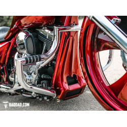 PartzBiz HD BAD-80998-1 - Bad Dad Classic Series Chin Spoiler w/ Single Vent for 97-13 FLH/T Touring Models