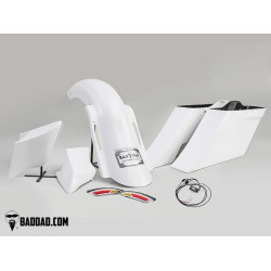 PartzBiz HD BAD-81155 - Bad Dad Project #2 Complete Competition Bolt On Stretched Bags Fender & Side Covers