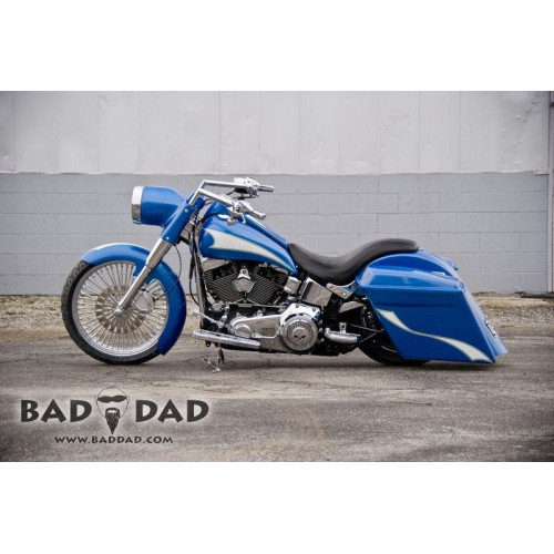 PartzBiz HD: 4422937-Bad Dad Raw 200mm All-in-One Summit Fender Harley Softail Fat Boy 80994 performance best for