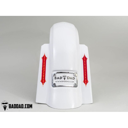 PartzBiz HD: 4422942-Bad Dad Raw Bagger Fender พร้อมฟลัชเมาท์ 10” Harley FL Touring 09-13 81087 81087-1 81087-2 81087-3 80895-4 ระบบเชื้อเพลิงเต็ม เครื่องฟอกอากาศไอเสีย ฟิลเตอร์ จูนเนอร์ ประสิทธิภาพดีที่สุดสำหรับ