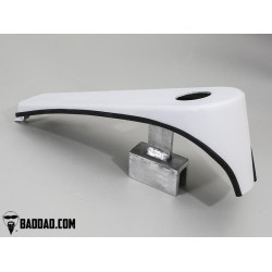 PartzBiz HD BAD-80834-1 - Bad Dad Raw Classic Series Dash for 5-Gallon Tanks Harley FLH/T Touring 86-07