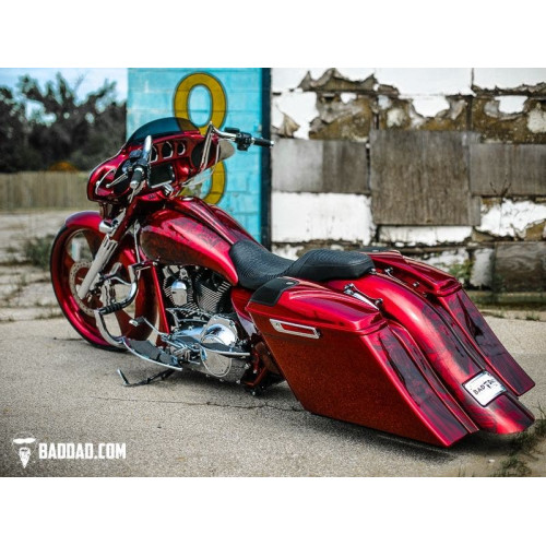 PartzBiz HD: 4422946-Bad Dad Raw Classic Series Dash Stock Speedo Harley Road King FLHR 94-07 80833