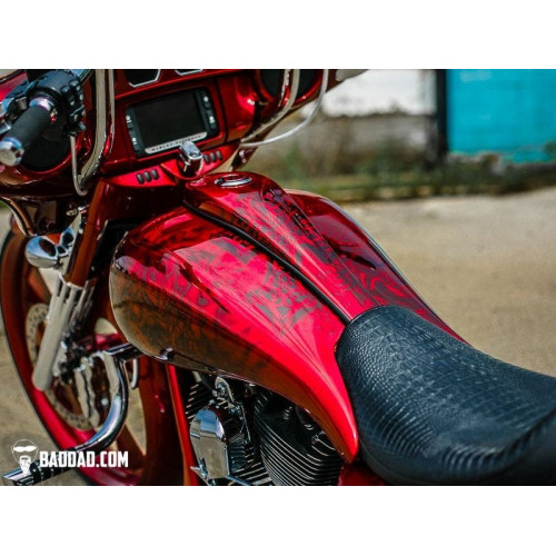 PartzBiz HD: 4422952-Bad Dad Raw Classic Series Dash สำหรับถัง 6 แกลลอน Harley FLH/T Touring 08-Up 81019 PartzBiz HD: 4422952-Bad Dad Raw Classic Series Dash สำหรับถัง 6 แกลลอน Harley FLH/T Touring 08-Up 81019