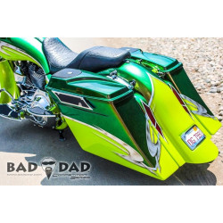 PartzBiz HD BAD-81024 - Bad Dad Raw Competition Series Fender Harley Dresser FL Touring 97-08 81024 full fuel system exhaust air cleaner filter tuner performance best for