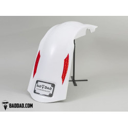 PartzBiz HD BAD-80895 - Bad Dad Raw Fiberglass Bagger All-In-One Rear Fender Harley FL Touring 09-13 80895-2 80895-3 80895-4 full fuel system exhaust air cleaner filter tuner performance best for