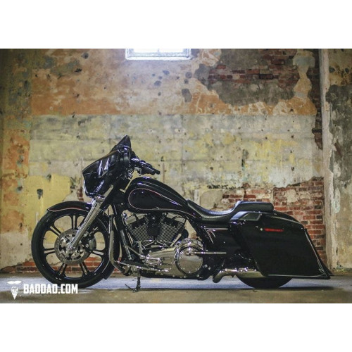 PartzBiz HD: 4422930-Bad Dad Raw Summit บังโคลนหลัง Harley FL Touring 14-Up 81018 ระบบเชื้อเพลิงเต็ม เครื่องฟอกอากาศ ตัวกรอง จูนเนอร์ ประสิทธิภาพที่ดีที่สุดสำหรับ