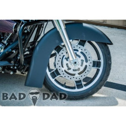 PartzBiz HD BAD-Slam-16/18-FLST - บังโคลนหน้า Bad Dad Slammer สำหรับ Harley FLST พร้อมล้อขนาด 16 ” ถึง 18 ”