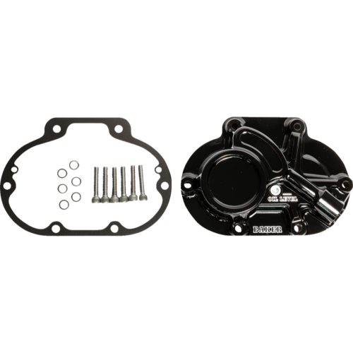 PartzBiz HD: 4422847-Baker DT Function-Formed Gloss Black Trans Side Cover สำหรับ Harley 06-23 Big Twin | BD-10605-A