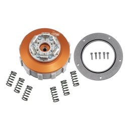 PartzBiz HD DS11300299 & DS11070632 - คลัทช์ล็อคอัพ Barnett Scorpion Low Profile พร้อม Derby Spacer Harley M8 17-Up
