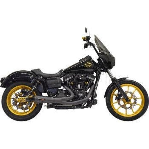 PartzBiz HD: 4422730-Bassani 1D6B Road Rage Ripper 2:1 Exhaust System Black Harley Dyna 93-17 PartzBiz HD: 4422730-Bassani 1D6B Road Rage Ripper 2:1 Exhaust System Black Harley Dyna 93-17