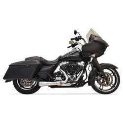 PartzBiz HD DS18002473 - Bassani 1F52SS Stainless Short Bagger Road Rage 2-1 Exhaust Harley 95-16 FLH