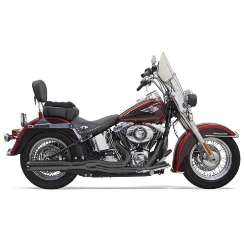 PartzBiz HD: 4422705-Bassani 1S18RB Black Road Rage II B1 Power 2 into 1 System Harley Softail 86-17 PartzBiz HD: 4422705-Bassani 1S18RB Black Road Rage II B1 Power 2 into 1 System Harley Softail 86-17