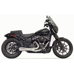 PartzBiz HD DS18002489 - EPC Great Price. Free Shipping. Bassani 1S73 Road Rage 2:1 Exhaust System Chrome Short Megaphone Softail 18-Up