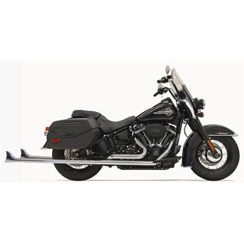 PartzBiz HD: 4422718-Bassani 1S76E-39 39" Chrome Dual Fishtails Exhaust Harley 18-19 Heritage Deluxe No Baffle PartzBiz HD: 4422718-Bassani 1S76E-39 39" Chrome Dual Fishtails Exhaust Harley 18-19 Heritage Deluxe No Baffle
