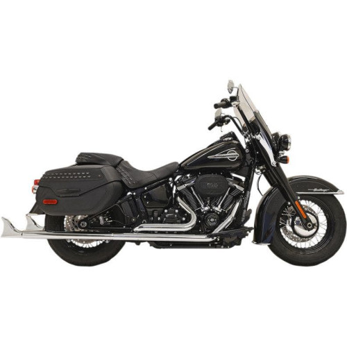 PartzBiz HD: 4422722-Bassani Xhaust 1S86E-33 Chrome True Duals Fishtail Slip-Ons 33" N/B 18+ Softail | 1S86E-33 PartzBiz HD: 4422722-Bassani Xhaust 1S86E-33 Chrome True Duals Fishtail Slip-Ons 33" N/B 18+ Softail | 1S86E-33