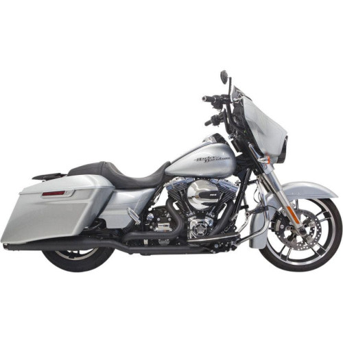 PartzBiz HD: 4422660-Bassani Black True Dual Down & Under Exhaust w/ 4 " Straight Muffler Harley FL | 1F76RB PartzBiz HD: 4422660-Bassani Black True Dual Down & Under Exhaust w/ 4 " Straight Muffler Harley FL | 1F76RB