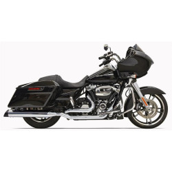 PartzBiz HD DS18020364 - Bassani Xhaust True Dual Down Under Head Pipes Headers Harley 2017 FLH/T 11515A