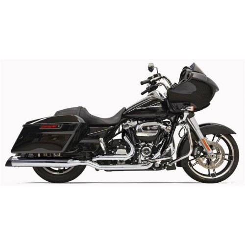 PartzBiz HD: 4422537-Bassani Xhaust True Dual Down Under Head Pipes Headers Harley 2017 FLH/T 11515A