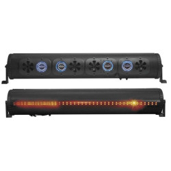 PartzBiz HD TR532247 - Boss Bluetooth Black 1000 watt Amplifier 4 3” Speaker Motorcycle ATV Sound System |. เครื่องใช้ไฟฟ้าภายในบ้าน MCBK470B