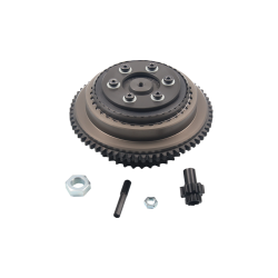PartzBiz HD DS11300686 - Belt Drives Ball-Bearing Lockup Clutch Kit 4 Harley 90-06 Big Twin W/ Stock ตะกร้าคลัทช์ | CDB-2-90A