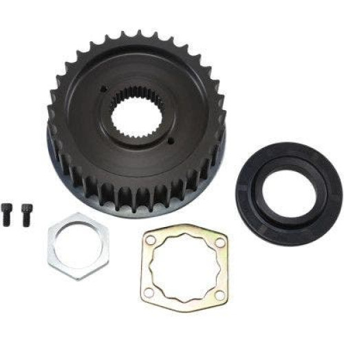 PartzBiz HD: 4422535-Belt Drives LTD 32 Tooth Transmission Trans Belt Pulley Harley Touring 85-06 TP-32 DS-360167 BIG TWIN ELECTRA ROAD STREET GLIDE KING SOFTAIL SLIM BOB BOY FAT DYNA SPORTSTER XL FXD WIDE GLIDE NARROW ULTRA สมรรถนะใหม่ของระบบส่งกำลัง ระบบขับเคลื่อน อัปเกรด