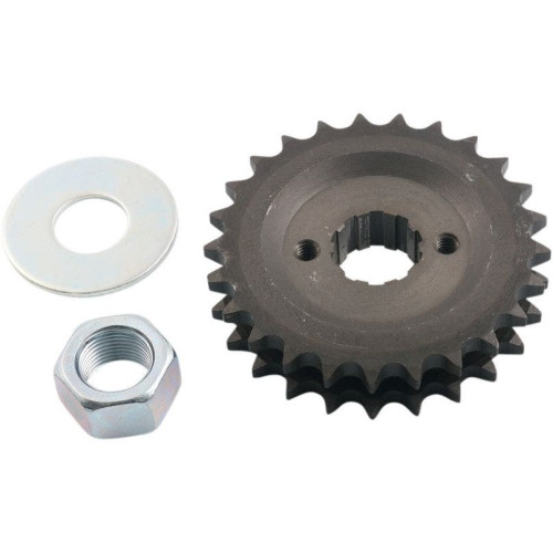 PartzBiz HD: 4422510-ชุดขับเคลื่อนสายพาน LTD CDSK-25 Solid 24T Primary Sprocket Kit 94-06 Harley-Davidson Big Twin Evo Twin Cam Drive Gears touring flht flt softail dyna ประสิทธิภาพดีที่สุดสำหรับการขันโบลต์