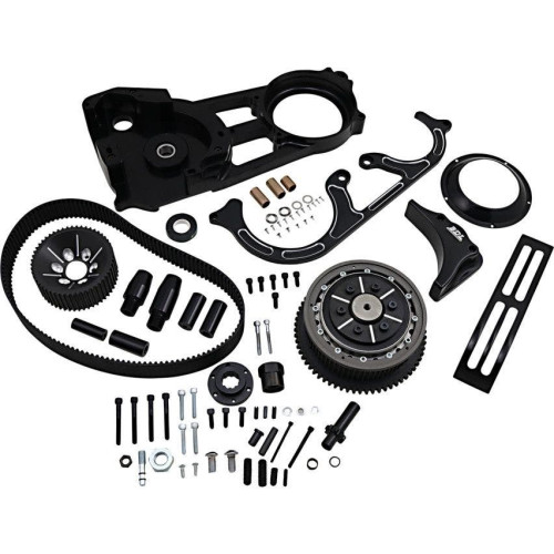PartzBiz HD: 4422479-Belt Drives LTD EVO-220-B สีดำ 2” Open Belt Drive Kit Harley FL Touring 90-06
