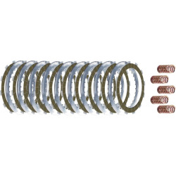PartzBiz HD DS11311807 - Belt Drives LTD ชุดคลัทช์จานเสริมประสิทธิภาพสูง 9 ชิ้น Harley V-Rod 02-08