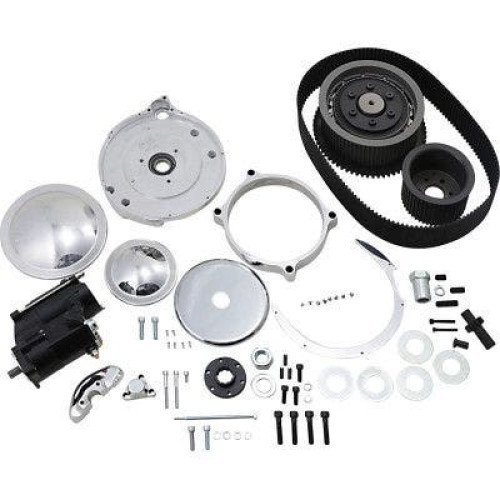 PartzBiz HD: 4422458-Belt Drives LTD SHS-630ST ชุดขับเคลื่อนและสตาร์ทเตอร์ 3” 72/47 Tooth Harley 70-78
