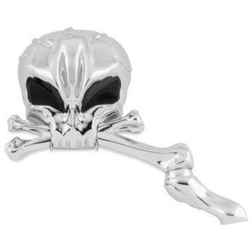 PartzBiz HD: 4422425-Biker's Choice 18-419 กระจก Chrome Skull พร้อมตาสีดำคู่ 65-18 Harley 488740 PartzBiz HD: 4422425-Biker's Choice 18-419 กระจก Chrome Skull พร้อมตาสีดำคู่ 65-18 Harley 488740
