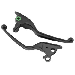 PartzBiz HD TR482141 - Biker's Choice Black Brake & Clutch Lever Set OEM Repl. 15-17 Harley FLST FXST