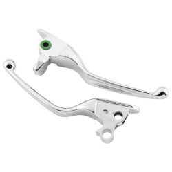 PartzBiz HD TR480628 - Biker's Choice Chrome Brake & Clutch Lever Set OEM Repl. 14-16 Harley FLH/T