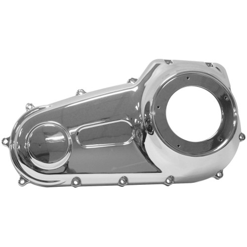 PartzBiz HD: 4422404-Biker's Choice Chrome Outer Primary Cover Harley Dyna Softail 06-17 OE 60782-06 อะไหล่ทดแทน old school chopper bagger electra glide road street king cvo